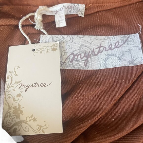 Mystree S Crushed Velvet Midi Dress Ruffled Hem Elastic Waist Boho Retro Elegant - Picture 3 of 13